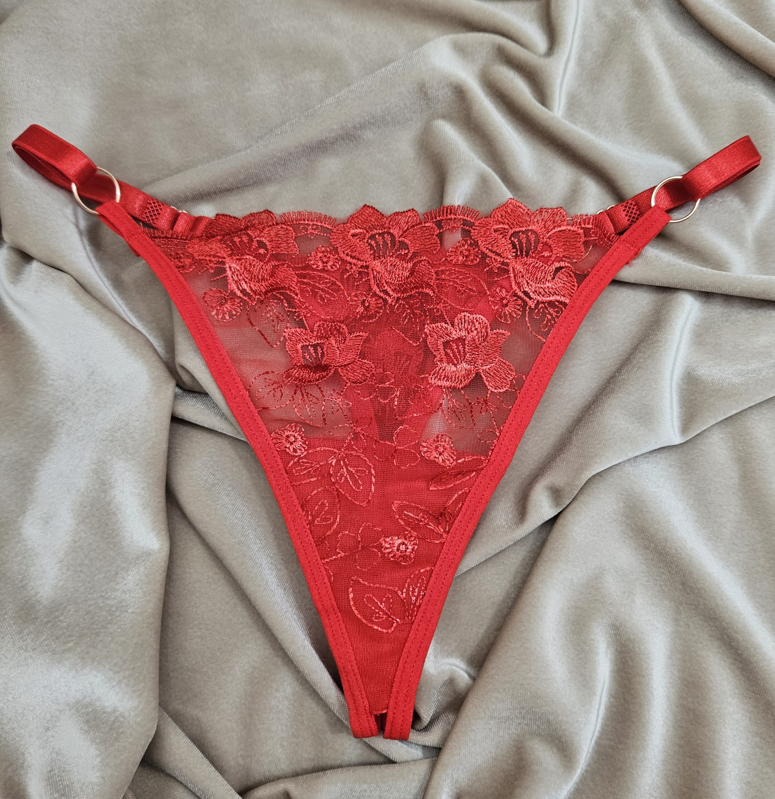  Custom Text G-String for Women, Personalized Name